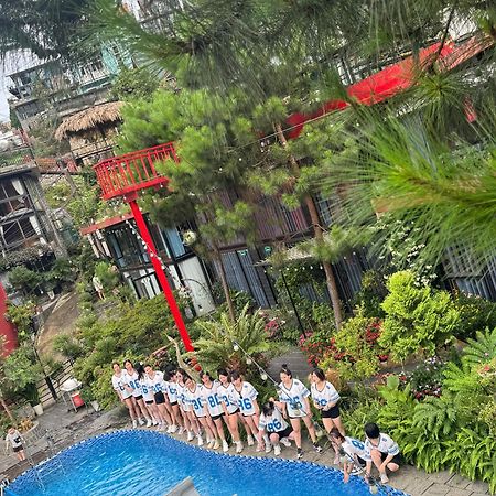 Bach Xanh House. Triangle Bungalow Tam Ðảo Kültér fotó