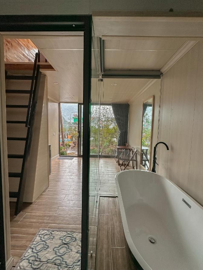 Bach Xanh House. Triangle Bungalow Tam Ðảo Kültér fotó