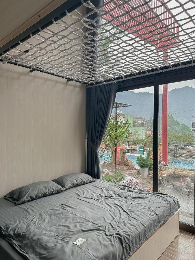 Bach Xanh House. Triangle Bungalow Tam Ðảo Kültér fotó
