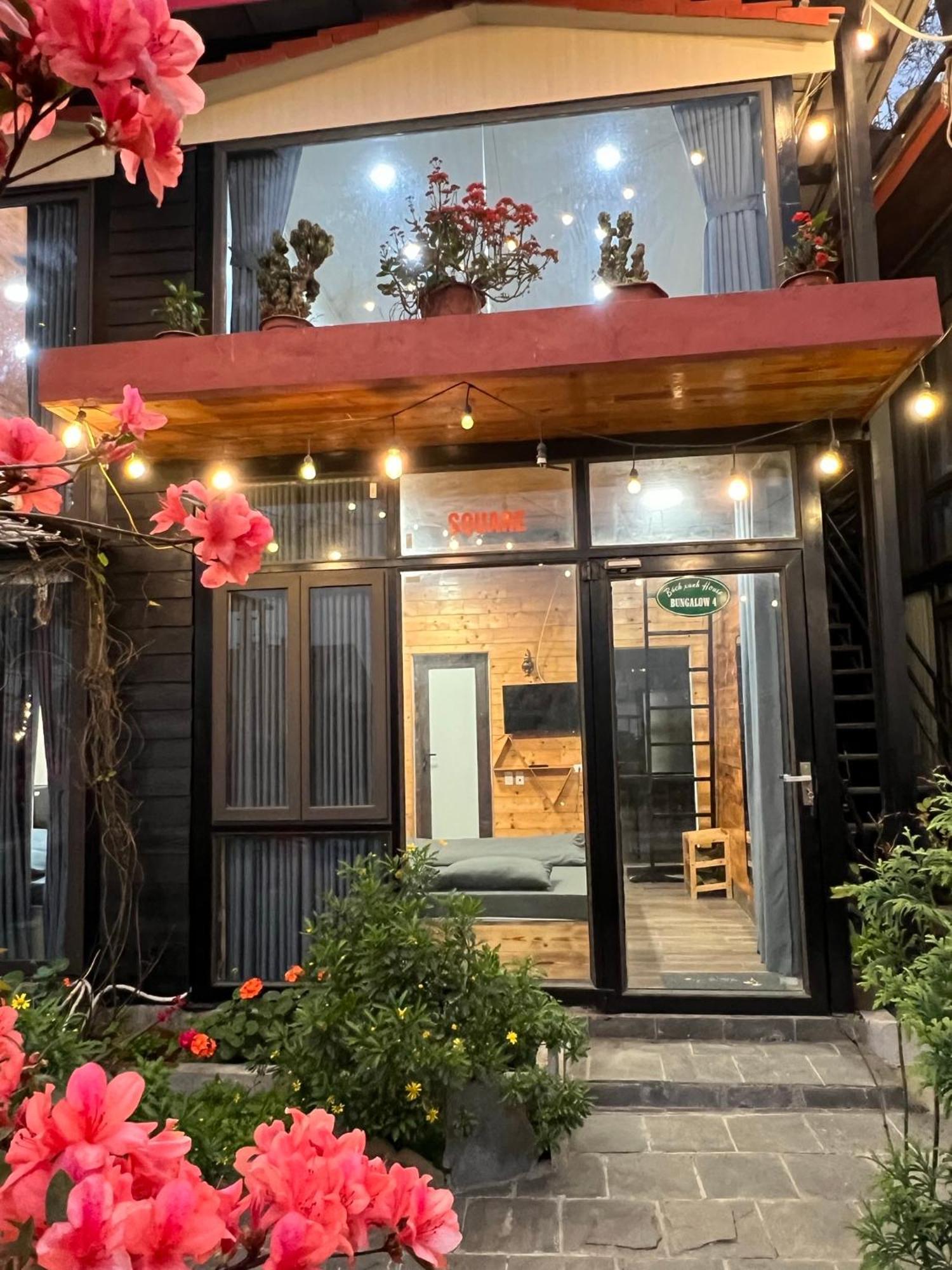 Bach Xanh House. Triangle Bungalow Tam Ðảo Kültér fotó