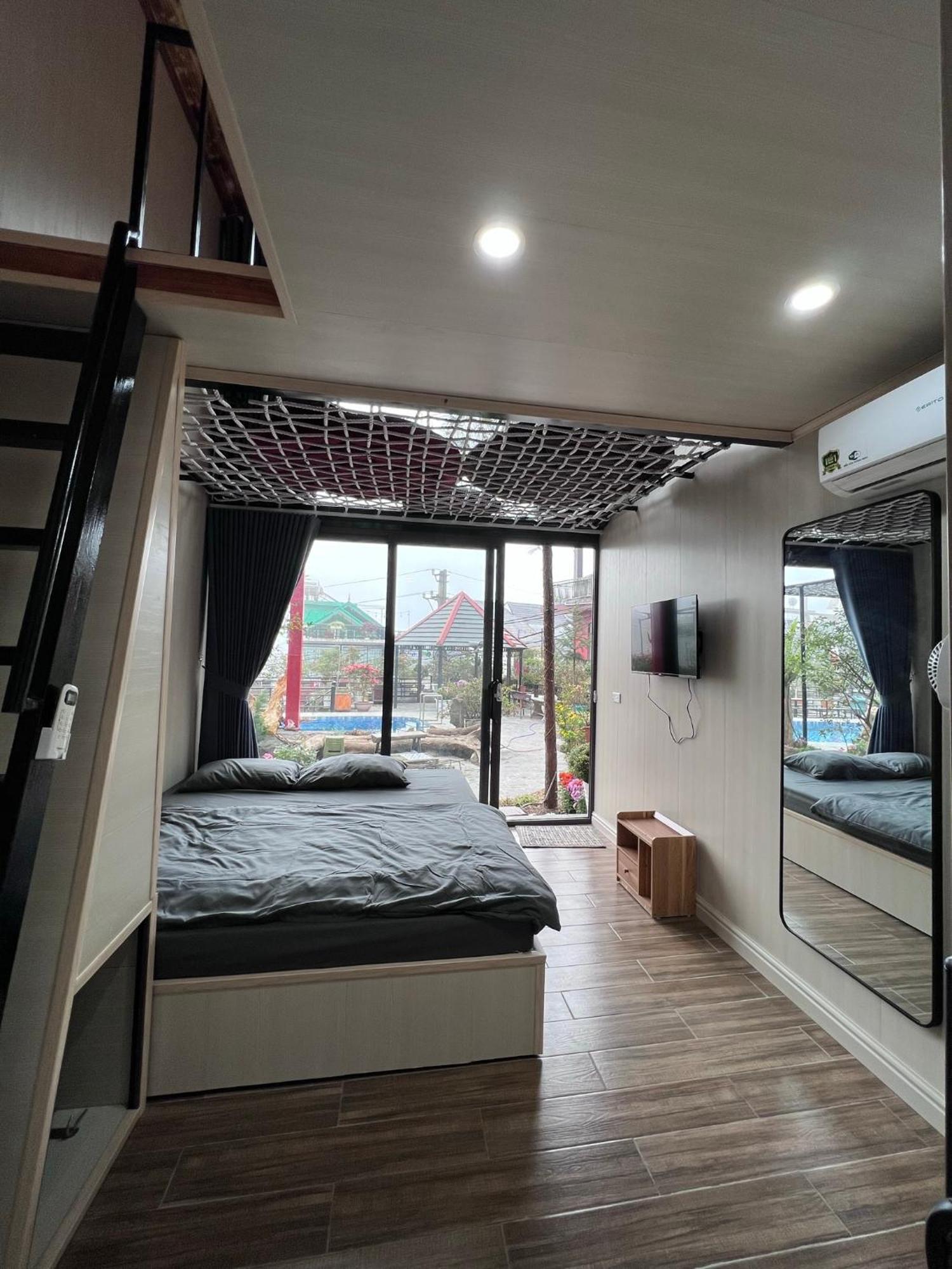 Bach Xanh House. Triangle Bungalow Tam Ðảo Kültér fotó